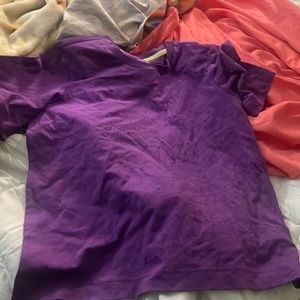 Athleta girls purple tshirt